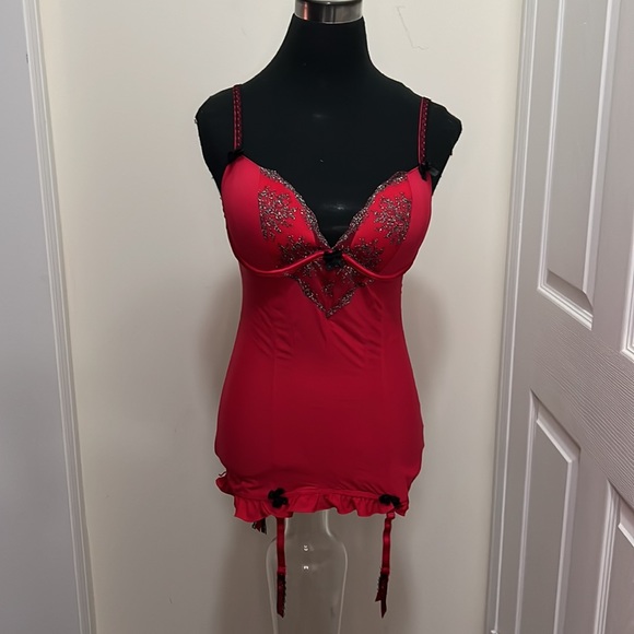 La Vien En Rose Christmas Boxing Day Sleepover Flattering lingerie Size large - Picture 11 of 13